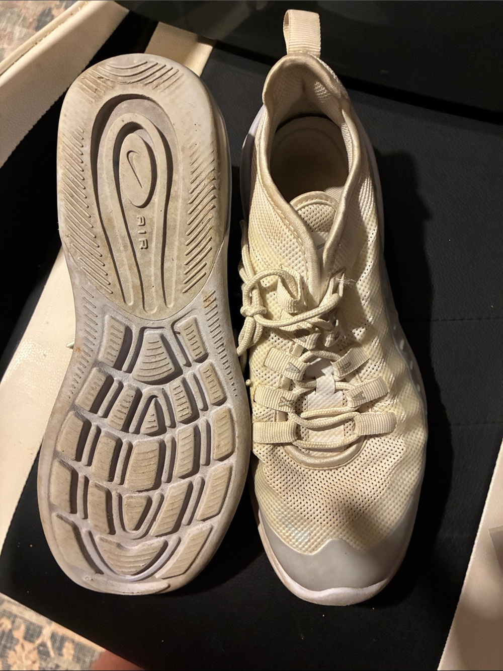 Women’s Athletic Sneakers in Cream — Lightweight Breathable Trainer